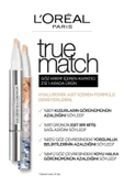 Loreal Paris 3 Adet True Match Göz Kremi İçeren Kapatıcı Peach 3-5.5R ve ROSIE - 2