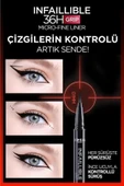 3 Adet Loreal Paris Infaillible Grip Eyeliner 04 Dew Berry ve ROSIE Pamuk thumbnail 3
