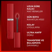 3 Adet Loreal Paris Infaillible Matte Likit Mat Ruj - 150 Lazy Sunday ve ROSIE Pamuk - 4