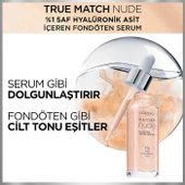 3 Adet Loreal Paris True Match Nude Fondöten Serum 1-2 Rosy Light ve ROSIE - 2