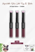 Loreal Paris 3 Adet Infaillible 24H Kalıcı Likit Ruj & Balm 215 Wine Oclock ve ROSIE thumbnail 1