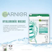2 Adet Garnier Kağıt Yüz Maskesi Tazeleyici Hyaluronik Aloe 28 gr ve ROSIE thumbnail 2