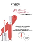 Loreal Paris 3 Adet Brilliant Signature Plump in Gloss Ruj 410 Inflate ve ROSIE thumbnail 2