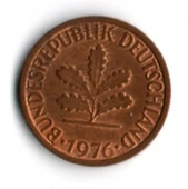 Almanya 1 Pfennig 1976-F (mp1891) thumbnail 1