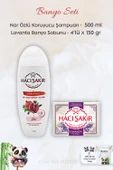 Hacı Şakir Nar 2si 1 Arada Şampuan 500 ml, Lavanta Kokulu Banyo Sabunu 4 x 150 gr ve ROSIE thumbnail 1