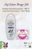 Hacı Şakir Hindistan Cevizi Şampuan 500 ml,  Leylak Kokulu Banyo Sabunu 4 x 150 gr ve ROSIE - 1