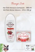 Hacı Şakir Nar 2si 1 Arada Şampuan 500 ml,  Gül Kokulu Banyo Sabunu 4 x 150 gr ve ROSIE thumbnail 1