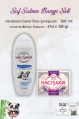 Hacı Şakir Hindistan Cevizi Şampuan 500 ml,  Lavanta Kokulu Banyo Sabunu 4 x 150 gr ve ROSIE thumbnail 1