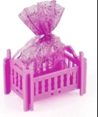 Bebek Mevlüt Şekeri 12 Adet Birden - Pembe Beşik - 1