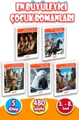 En Büyüleyici Çocuk Romanları Seti - 5 Kitap - 480 Sayfa - 1