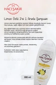 4 AL 3 ÖDE Hacı Şakir Limon 2si 1 Arada Şampuan Canlandırıcı 500 ml ve ROSIE - 2
