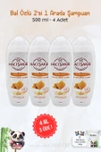 4 AL 3 ÖDE Hacı Şakir Bal 2si 1 Arada Şampuan Hacim Veren 500 ml ve ROSIE - 1
