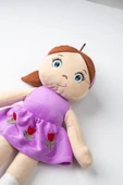 Peluş Kelebek Bebek mor 45 CM - 2