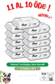 Sleepy 11 AL 10 ÖDE Natural Yenidoğan Islak Mendili 90 Adet ve ROSIE thumbnail 1