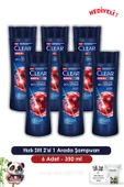 Clear Men 6'lı Hızlı Stil 2'si 1 Arada Şampuan 350 ml  ve ROSIE thumbnail 1