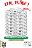 Sleepy 17 AL 15 ÖDE Natural Yenidoğan Islak Mendili 90 Adet ve ROSIE thumbnail 1