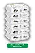 Sleepy 6 Adet  Natural Yenidoğan Islak Mendili 90 Adet,Bebek Örtüsü 10'lu ve ROSIE thumbnail 4