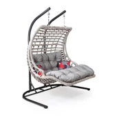 Capri Swing Bodrum Double Çiftli Rattan Bahçe Salıncağı | Rehome - 5