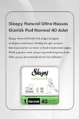 Sleepy Natural Ultra Hassas Günlük Ped Normal 40 Adet X 8 ve Hediye Dove 400 ml thumbnail 3