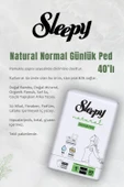 Sleepy Natural Ultra Hassas Hijyenik Günlük Ped Normal 120 Adet, Natural 60'lı Islak Mendil ve ROSIE thumbnail 3