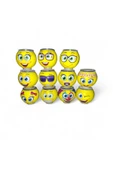 ADELKA TİCARET Doğum günü ve karne günlerinde Emojili çim adam 4 adet - 1