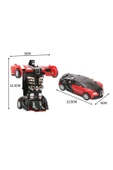 OYUNCAK STORE Transformers Robot Çek Bırak Araba - Kendinden Robota Dönüşebilen Araba Bugatti - 2
