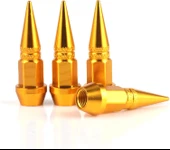 Alüminyum Sivri Sibop Kapağı Gold 4'lü 45MM - 1