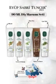 Aloe Vera, Misvak, Ceviz ve Kabuğu, Kakao, Çam Özlü 90 ml Diş Macun Seti ve Rosie - 1