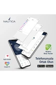Nautica Sport Collection Vücut Analizli Akıllı Bluetooth Tartı Baskül Logo Sarı - 4