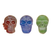 Epoksi Reçine Silikon Kalıp Taş Tozu Cadılar Bayramı Kuru Kafa Kafatası Mum Kalıbı 3 Lü thumbnail 3