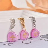 Epoksi Silikon Kalıp Çoklu Kalp Bileklik Kolye Halhal Süsleme Kalıbı Tek Pimli 1.1 CM - 5