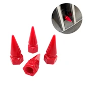 Sivri Mermi Sibop Kapağı Plastik 4'lü 32mm Kırmızı - 1