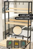 Bino Çok Amaçlı Dolap Mutfak Bangosu Mikrodalga Fırın Rafı Sofra Servis Sunum Düzenleyici Organizer - 5