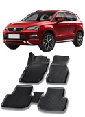 Seat Ateca 2017 ve Sonrası 3d Havuzlu Araca Özel Paspas Takımı - 1
