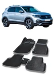 VW T-Cross 2019 ve Sonrası 3d Havuzlu Araca Özel Paspas Takımı - 1