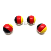 Almanya Bayraklı Yuvarlak Lüx Sibop Kapağı - 1