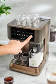 MyCaffe Barista S10 Entegre Süt Hazneli Otomatik Espresso Latte Cappuccino Mak. Walnut Brown - 3