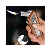 Flabox Aletli Pipo Çakmağı Desenli Kahve - 3