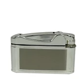 Atatürk Imzalı Gazlı Çakmak Gümüş Renk thumbnail 6