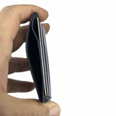 Hakiki Deri 8 Gözlü Kartlık Koyu Lacivert thumbnail 2