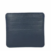 Hakiki Deri 8 Gözlü Kartlık Koyu Lacivert thumbnail 4