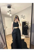 Beli Çift Lastikli Pantolon - 3
