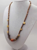 Ahşap & Jasper Tasarım Unisex Otantik Kolye (56104) thumbnail 4