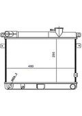 SU RADYATORU FIAT:M131 293X470X32 - 1
