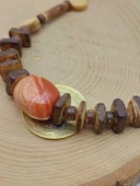 Ahşap & Jasper Tasarım Unisex Otantik Kolye (56104) thumbnail 6