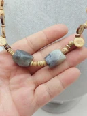 Ahşap & Rutil Kuvars Tasarım Unisex Otantik Kolye (56102) - 7