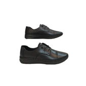 Voyager 9523 Siyah Hakiki Deri Bayan Ayakkabı - 7