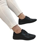 Voyager 9523 Siyah Hakiki Deri Bayan Ayakkabı - 1