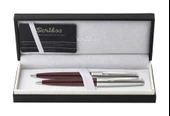 Scrikss Metropolis 78 Bordo Tükenmez Kalem ve Mekanik Kurşun Kalem İkili Set - 1