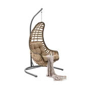 Capri Swing Datça Bahçe Salıncağı | Tek Kişilik | Rattan Salıncak - 1